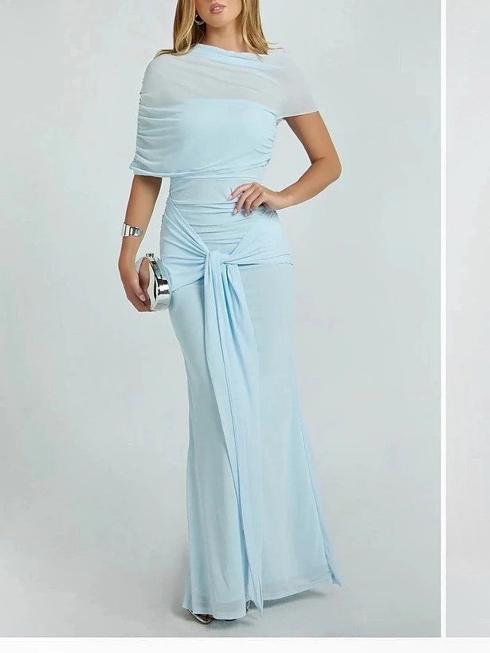 Showpo Nicolette Maxi Dress Blue